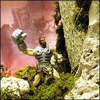 Erstes Fotoshoot noch mit uncoloriertem Gips.